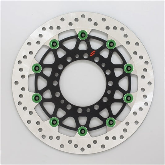 SUNSTAR BRAKE(サンスター ブレーキ)｜プレミアムR φ310 5.0mm GSF1200/S ピン：グリーン｜LM203W-GR