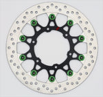 【サンスター ブレーキ】サンスター プレミアムR ホール 5.0 （φ320）ピン:グリーン LLA10W-GR