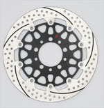 SUNSTAR BRAKE(サンスター ブレーキ)｜プレミアムR スリット＆ホール L φ310 CB1300SF 00-02 ピン:シルバー｜EM222FL-SV