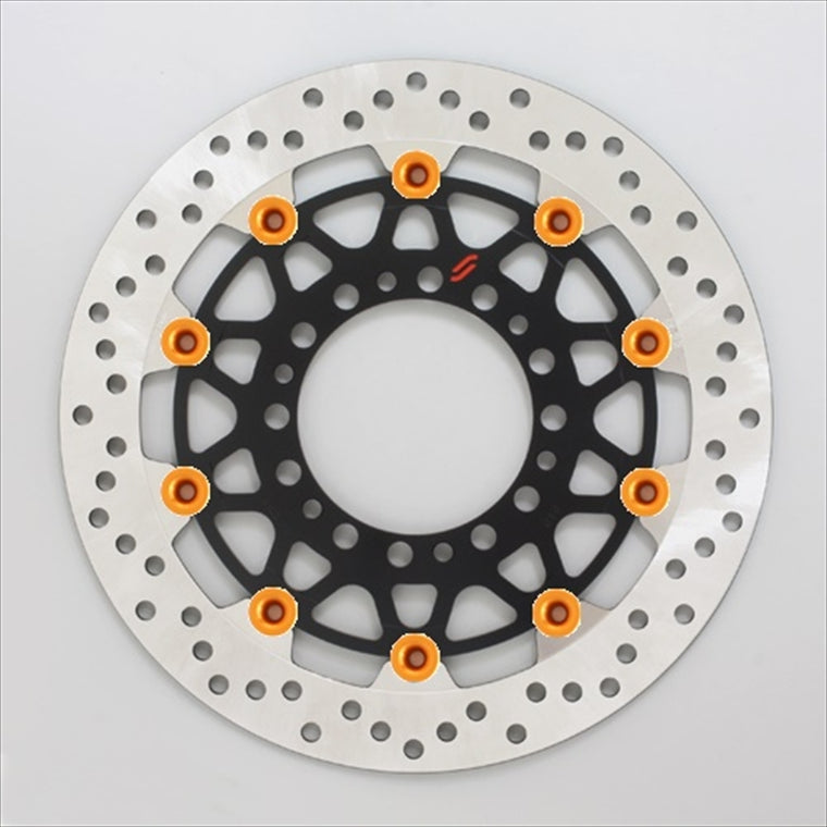 SUNSTAR BRAKE(サンスター ブレーキ)｜プレミアムR φ310 5.0mm GSF1200/S ピン：オレンジ｜LM203F-OR