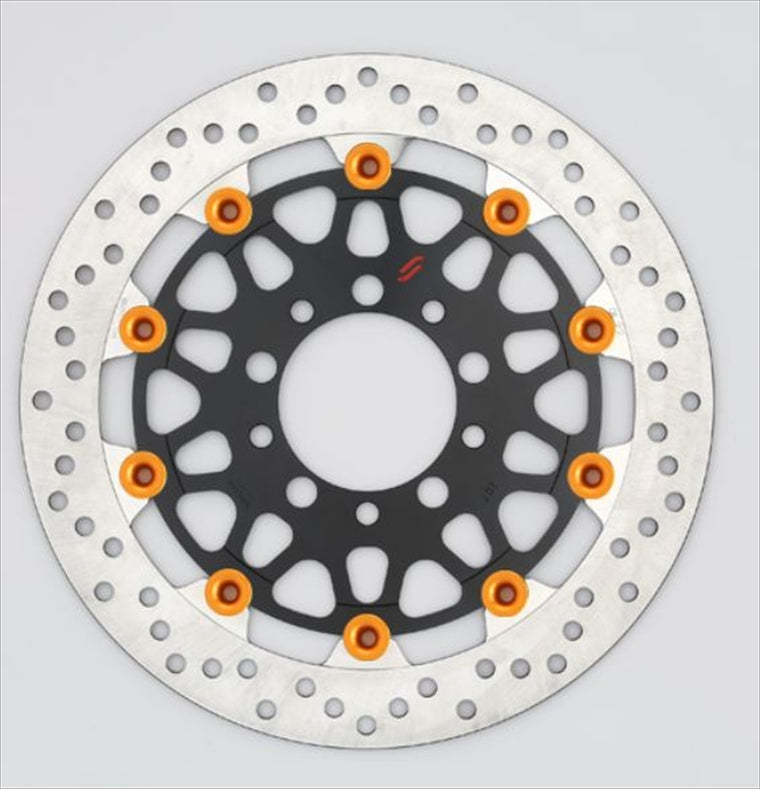 【サンスター ブレーキ】サンスター プレミアムR 5.0mm／フルフローティング （φ300）ピン:オレンジ LM301F-OR
