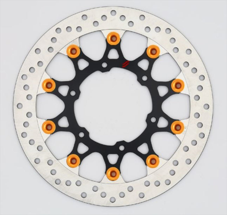 【サンスター ブレーキ】サンスター プレミアムR ホール 5.0 （φ320）ピン:オレンジ LLA10W-OR