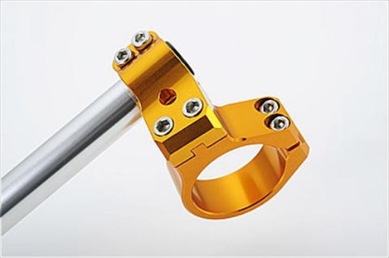 ベビーフェイス｜レースコンセプトハンドルキットGLD φ48-5°UP25mm フロントオフセット｜R05-HU48052M