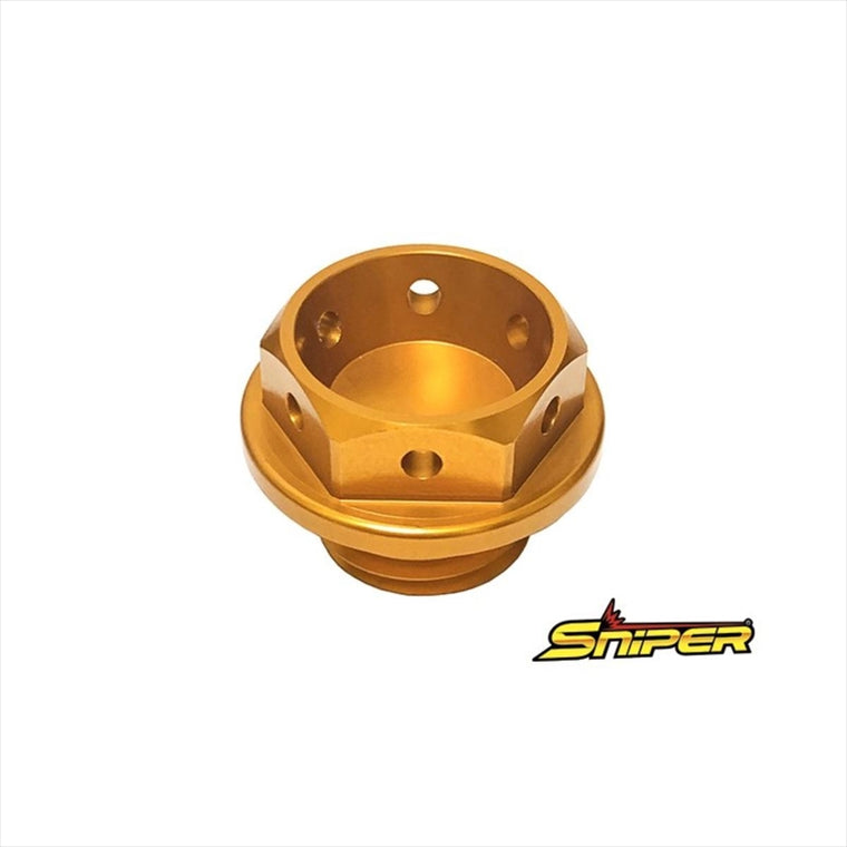 スナイパー｜オイルフィラーキャップ 金 ｜SP0136GD