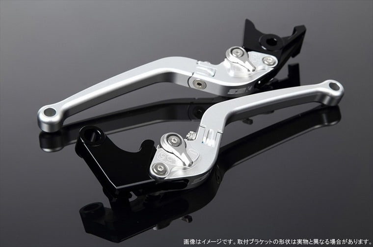 【エスエスケイ スピードラ】アジャストレバー スタンダード可倒式 Mシルバー/Mシルバー MT-01 04-09 VMAX1700 09-13 LVAM043SR-SR