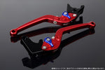 【エスエスケイ スピードラ】アジャストレバー スタンダード可倒式 Mレッド/Mブルー MT-01 04-09 VMAX1700 09-13 LVAM043RD-BE