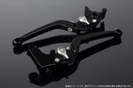 【エスエスケイ スピードラ】アジャストレバー スタンダード可倒式 Mブラック/Mシルバー GSX1300R隼 08-18 LVAM054BK-SR