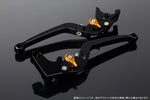 【エスエスケイ スピードラ】アジャストレバー スタンダード可倒式 Mブラック/Mゴールド GSX1300R隼 08-18 LVAM054BK-GD