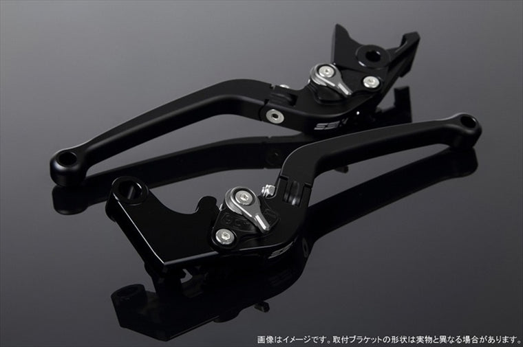 【エスエスケイ スピードラ】アジャストレバー スタンダード可倒式 Mブラック/Mチタン GSX1300R隼 08-18 LVAM054BK-TM
