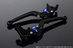 【エスエスケイ スピードラ】アジャストレバー スタンダード可倒式 Mブラック/Mブルー GSX1300R隼 08-18 LVAM054BK-BE