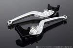 【エスエスケイ スピードラ】アジャストレバー スタンダード可倒式 Mシルバー/Mシルバー GSX1300R隼 08-18 LVAM054SR-SR