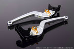 【エスエスケイ スピードラ】アジャストレバー スタンダード可倒式 Mシルバー/Mゴールド GSX1300R隼 08-18 LVAM054SR-GD