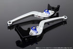 【エスエスケイ スピードラ】アジャストレバー スタンダード可倒式 Mシルバー/Mブルー GSX1300R隼 08-18 LVAM054SR-BE