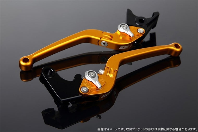 【エスエスケイ スピードラ】アジャストレバー スタンダード可倒式 Mゴールド/Mシルバー 125/200/250/390DUKE LVAM075GD-SR
