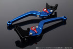 【エスエスケイ スピードラ】アジャストレバー スタンダード可倒式 Mブルー/Mレッド 125/200/250/390DUKE LVAM075BE-RD