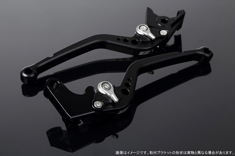 【エスエスケイ スピードラ】アジャストレバー スタンダード ロング  Mブラック/Mシルバー CB400SF Revo/CB400SB NC42 ABS車 2013まで LVBM013BK-SR