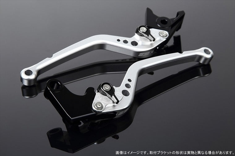 【エスエスケイ スピードラ】アジャストレバー スタンダード ロング  Mシルバー/Mブラック CB400SF Revo/CB400SB NC42 ABS車 2013まで LVBM013SR-BK