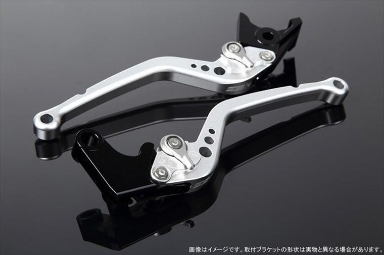 【エスエスケイ スピードラ】アジャストレバー スタンダード ロング  Mシルバー/Mシルバー CB400SF Revo/CB400SB NC42 ABS車 2013まで LVBM013SR-SR