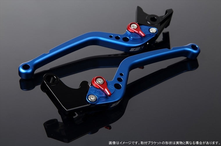 【エスエスケイ スピードラ】アジャストレバー スタンダード ロング  Mブルー/Mレッド CB400SF Revo/CB400SB NC42 ABS車 2013まで LVBM013BE-RD