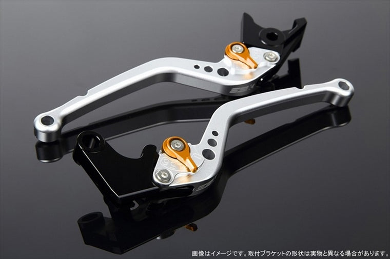 【エスエスケイ スピードラ】アジャストレバー スタンダード ロング Mシルバー/Mゴールド バリオス/2 ZEPHYR400 ZEPχ LVBM020SR-GD