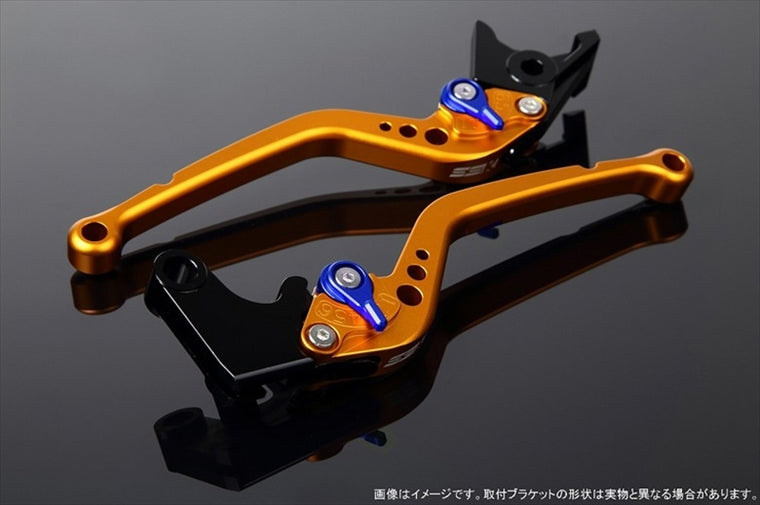 【エスエスケイ スピードラ】アジャストレバー スタンダード ロング Mゴールド/Mブルー バリオス/2 ZEPHYR400 ZEPχ LVBM020GD-BE