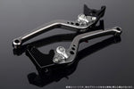 エスエスケイ スピードラ｜アジャストレバー スタンダード ロング Mチタン/Mシルバー NINJA H2/H2R 1299 Panigale/S/R 15-18｜LVBM029TM-SR