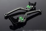 エスエスケイ スピードラ｜アジャストレバー スタンダード ロング Mチタン/Mグリーン NINJA H2/H2R 1299 Panigale/S/R 15-18｜LVBM029TM-GN