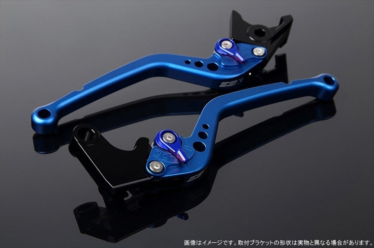 エスエスケイ スピードラ｜アジャストレバー スタンダード ロング Mブルー/Mブルー NINJA H2/H2R 1299 Panigale/S/R 15-18｜LVBM029BE-BE