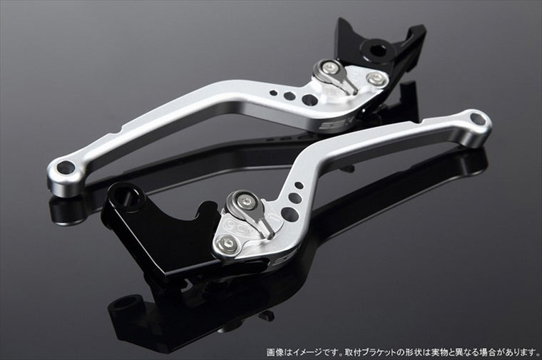 エスエスケイ スピードラ｜アジャストレバー スタンダード ロング Mシルバー/Mチタン GSX250R Vストローム250｜LVBM048SR-TM