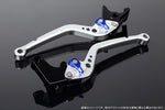 エスエスケイ スピードラ｜アジャストレバー スタンダード ロング Mシルバー/Mブルー GSX250R Vストローム250｜LVBM048SR-BE