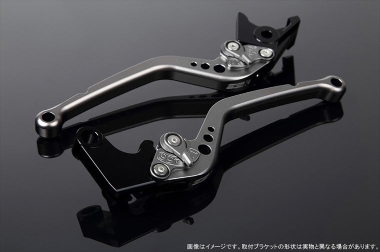 エスエスケイ スピードラ｜アジャストレバー スタンダード ロング Mチタン/Mチタン GSX250R Vストローム250｜LVBM048TM-TM