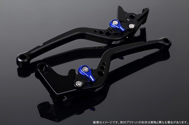エスエスケイ スピードラ｜アジャストレバー スタンダード ロング Mブラック/Mブルー GSX-R600/-R750 04-05｜LVBM050BK-BE