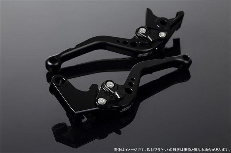 【エスエスケイ スピードラ】アジャストレバー スタンダード ショート  Mブラック/Mブラック NINJA1000 17-18/Z900RS LVCM028BK-BK