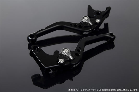 【エスエスケイ スピードラ】アジャストレバー スタンダード ショート  Mブラック/Mチタン NINJA1000 17-18/Z900RS LVCM028BK-TM