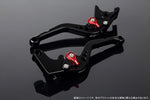 【エスエスケイ スピードラ】アジャストレバー スタンダード ショート  Mブラック/Mレッド NINJA1000 17-18/Z900RS LVCM028BK-RD