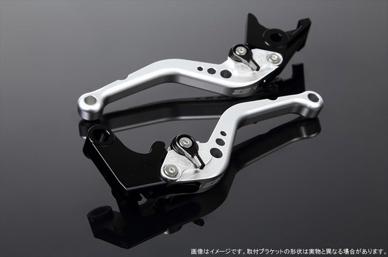 【エスエスケイ スピードラ】アジャストレバー スタンダード ショート  Mシルバー/Mブラック NINJA1000 17-18/Z900RS LVCM028SR-BK