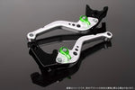 【エスエスケイ スピードラ】アジャストレバー スタンダード ショート  Mシルバー/Mグリーン NINJA1000 17-18/Z900RS LVCM028SR-GN