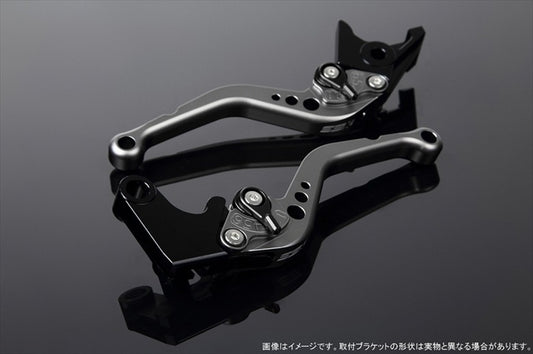 【エスエスケイ スピードラ】アジャストレバー スタンダード ショート  Mチタン/Mブラック NINJA1000 17-18/Z900RS LVCM028TM-BK
