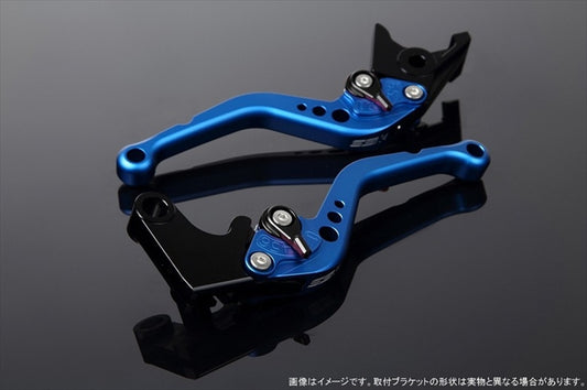 【エスエスケイ スピードラ】アジャストレバー スタンダード ショート  Mブルー/Mブラック NINJA1000 17-18/Z900RS LVCM028BE-BK