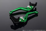 【エスエスケイ スピードラ】アジャストレバー スタンダード ショート  Mグリーン/Mシルバー NINJA1000 17-18/Z900RS LVCM028GN-SR