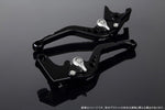 SPEEDRA(エスエスケイ スピードラ)｜アジャストレバー スタンダード ショート Mブラック/Mシルバー YZF-R6 17-｜LVCM045BK-SR