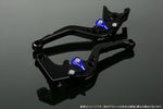 SPEEDRA(エスエスケイ スピードラ)｜アジャストレバー スタンダード ショート Mブラック/Mブルー YZF-R6 17-｜LVCM045BK-BE