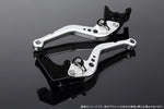 SPEEDRA(エスエスケイ スピードラ)｜アジャストレバー スタンダード ショート Mシルバー/Mブラック YZF-R6 17-｜LVCM045SR-BK