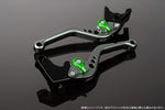 SPEEDRA(エスエスケイ スピードラ)｜アジャストレバー スタンダード ショート Mチタン/Mグリーン YZF-R6 17-｜LVCM045TM-GN