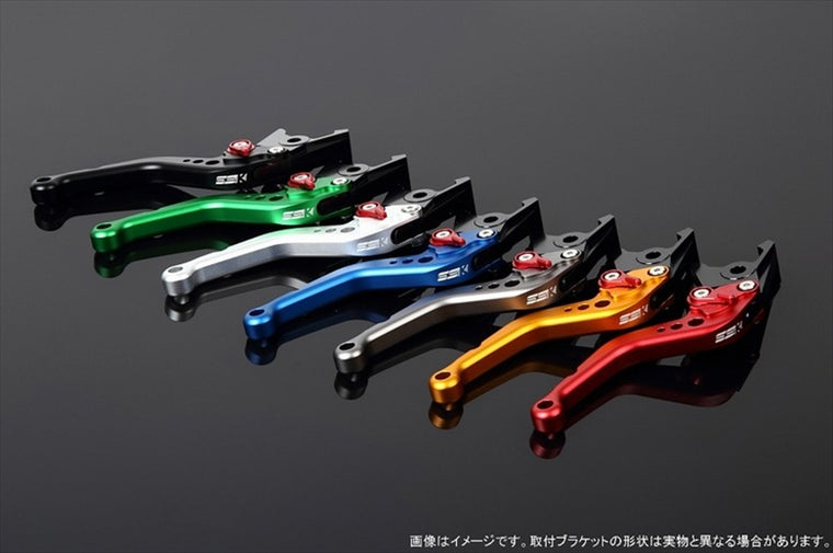 SPEEDRA(エスエスケイ スピードラ)｜アジャストレバー スタンダード ショート Mグリーン/Mゴールド YZF-R6 17-｜LVCM045GN-GD