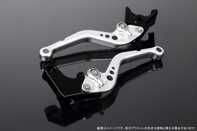 エスエスケイ スピードラ｜アジャストレバー スタンダード ショート Mシルバー/Mシルバー Monster 821 HYPERMOTARD 821｜LVCM060SR-SR