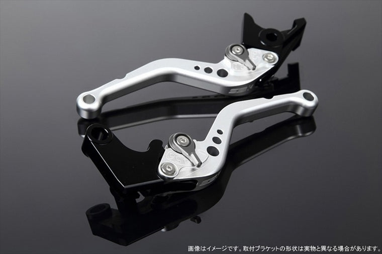 エスエスケイ スピードラ｜アジャストレバー スタンダード ショート Mシルバー/Mチタン Monster 821 HYPERMOTARD 821｜LVCM060SR-TM