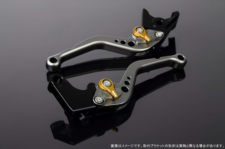エスエスケイ スピードラ｜アジャストレバー スタンダード ショート Mチタン/Mゴールド Monster 821 HYPERMOTARD 821｜LVCM060TM-GD