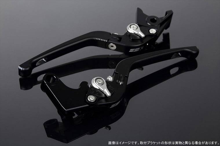 エスエスケイ スピードラ｜アジャストレバー 3D可倒式 Mブラック/Mシルバー CBR1000RR 17-｜LVDM016BK-SR