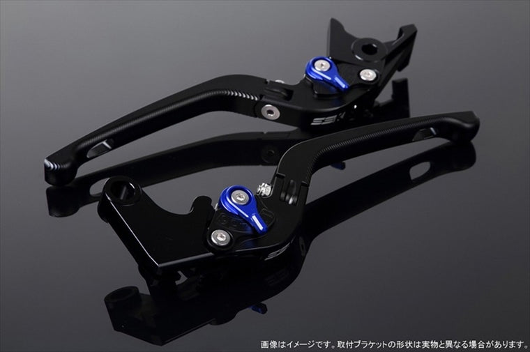 エスエスケイ スピードラ｜アジャストレバー 3D可倒式 Mブラック/Mブルー CBR1000RR 17-｜LVDM016BK-BE
